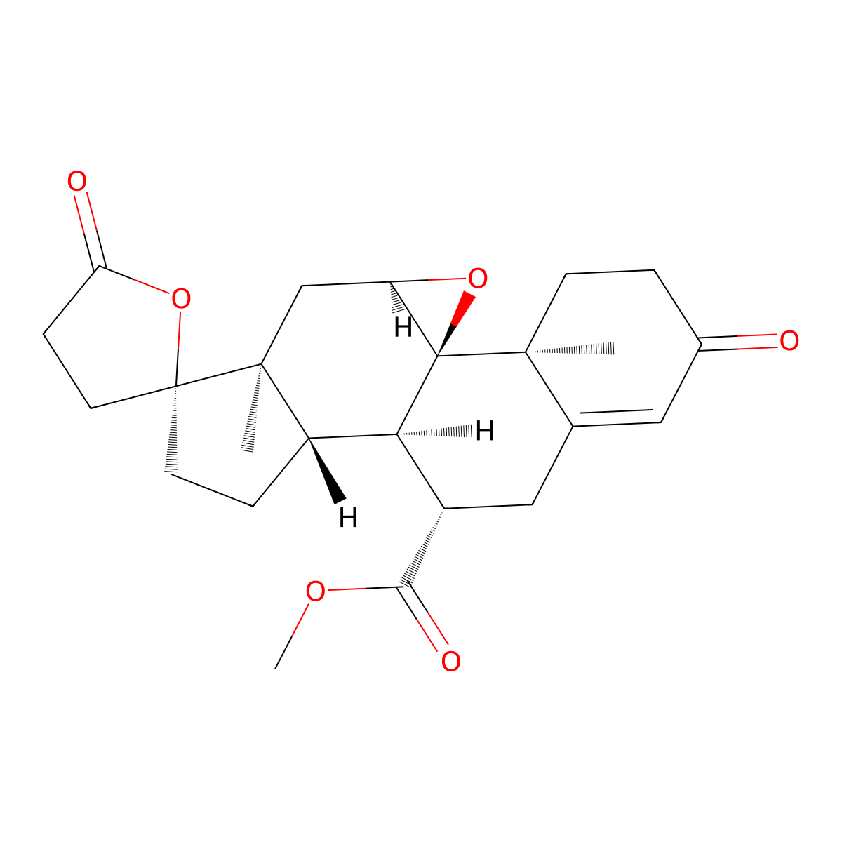 7Beta-eplerenone molecular structure, CAS 209253-81-6