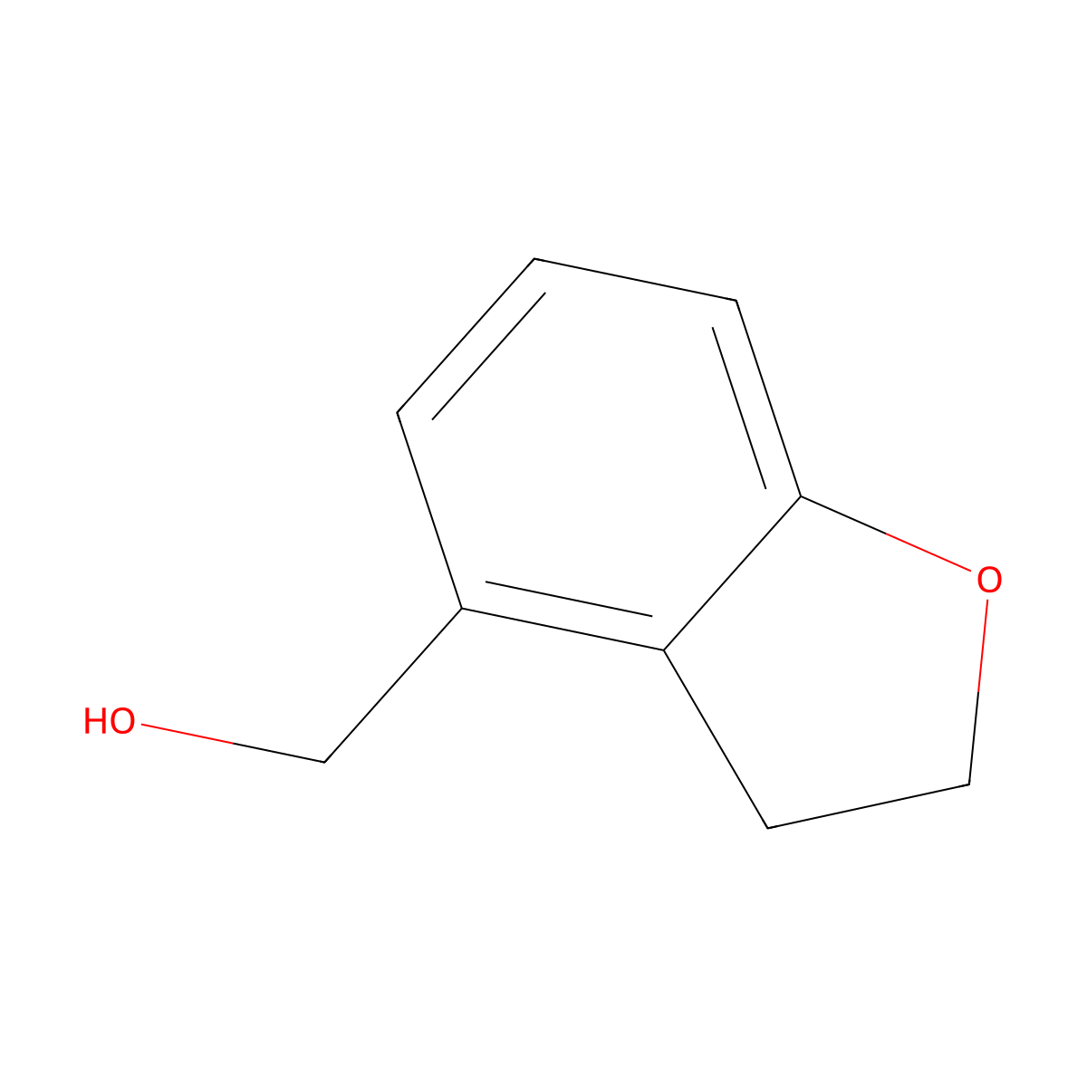 (2,3-Dihydro-1-benzofuran-4-yl)methanol molecular structure, CAS 209256-41-7