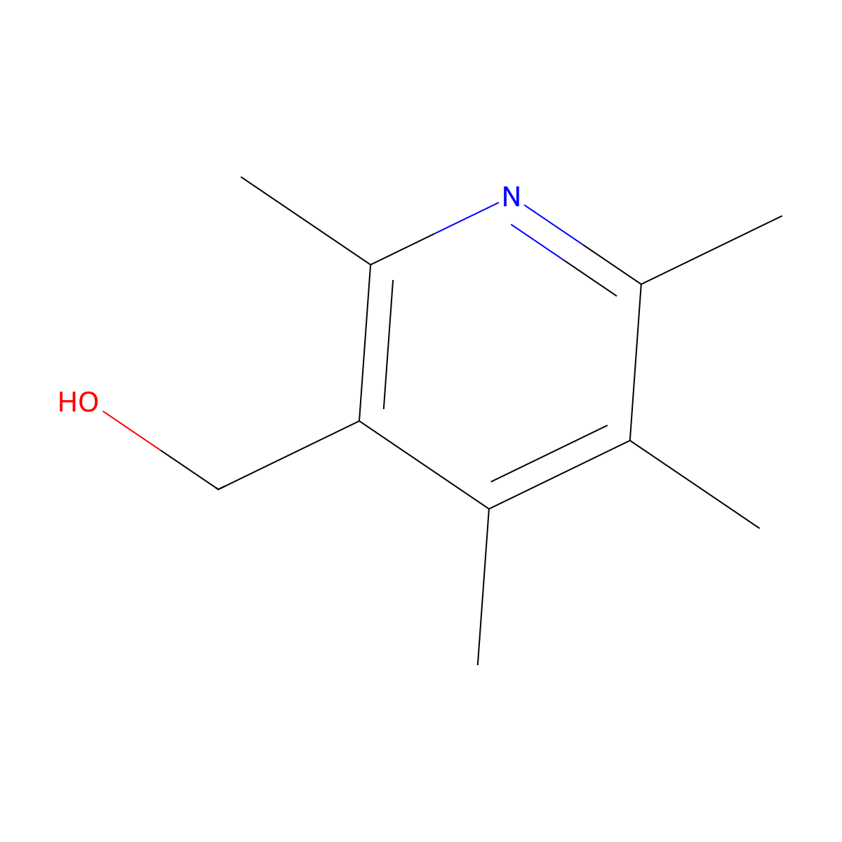 (Tetramethylpyridin-3-yl)methanol molecular structure, CAS 2092581-19-4