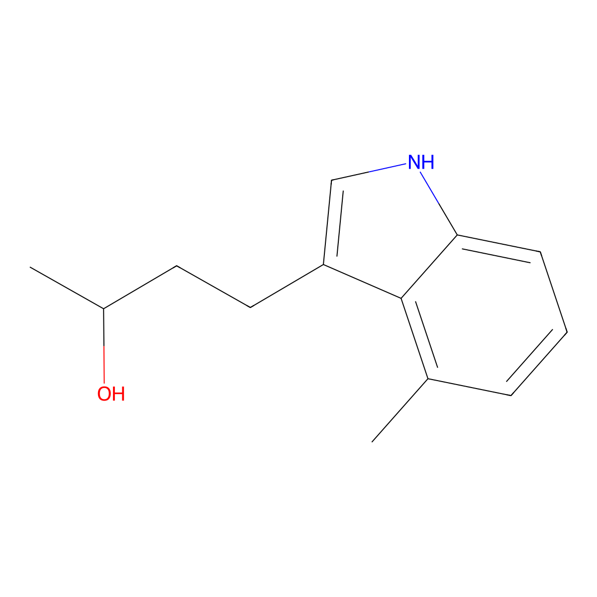 4-(4-Methyl-1H-indol-3-yl)butan-2-ol molecular structure, CAS 2092587-70-5