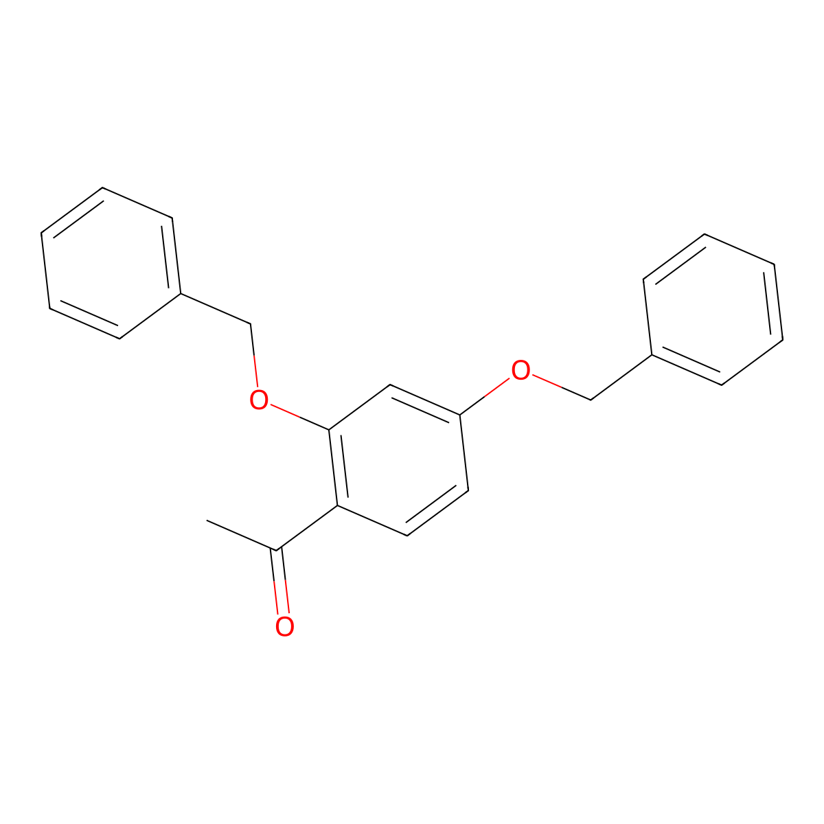 1-(2,4-Bis(benzyloxy)phenyl)ethanone molecular structure, CAS 2092614-65-6