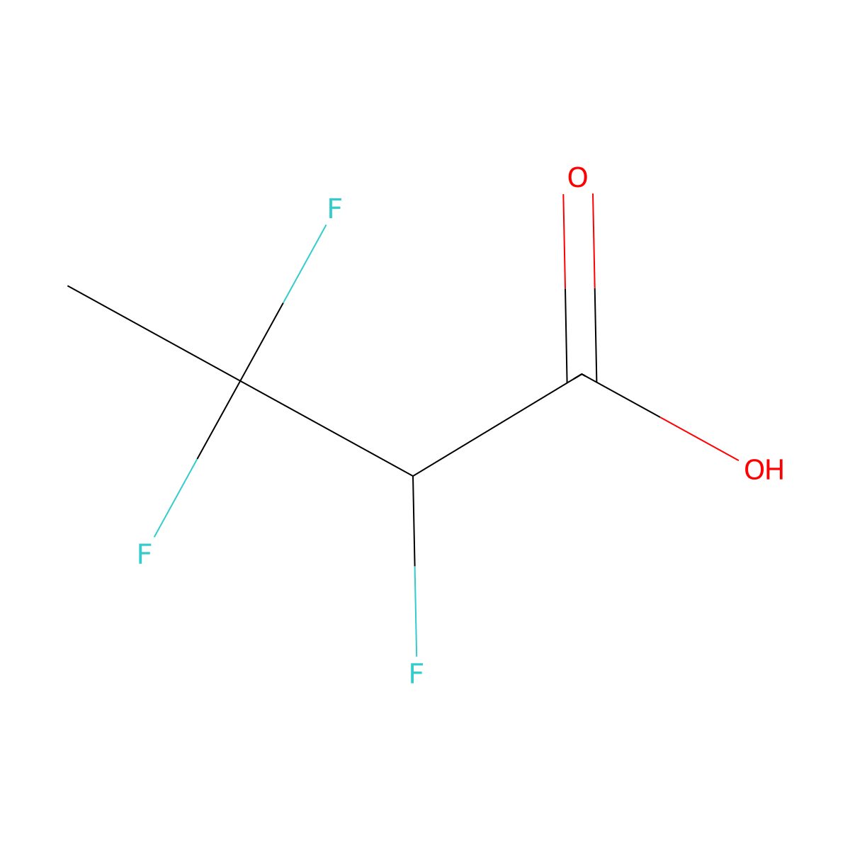 2,3,3-Trifluorobutanoic acid molecular structure, CAS 2092620-93-2