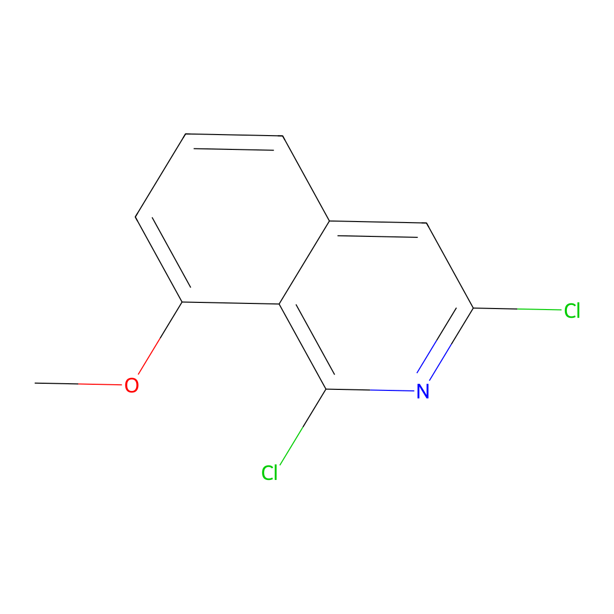 1,3-Dichloro-8-methoxyisoquinoline molecular structure, CAS 2092689-32-0