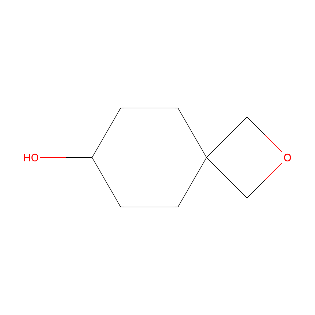 2-Oxaspiro(3.5)nonan-7-ol molecular structure, CAS 2092707-38-3