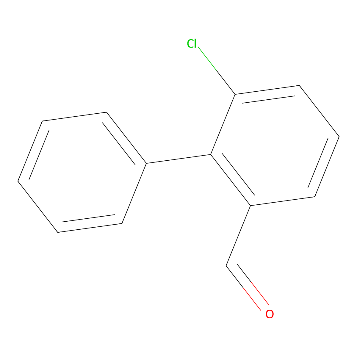 3-Chloro-2-phenylbenzaldehyde molecular structure, CAS 2092717-47-8