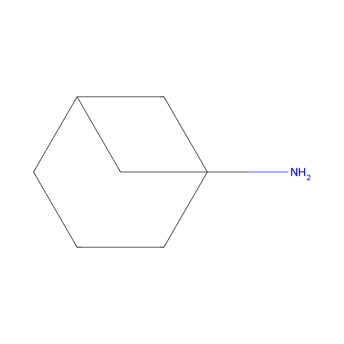 Bicyclo[3.1.1]heptan-1-amine molecular structure, CAS 2092776-14-0