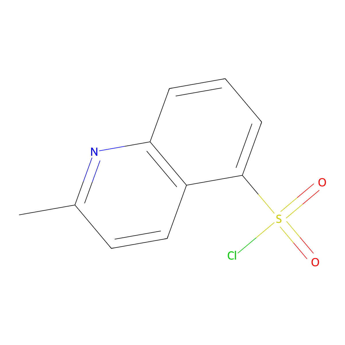 2-Methylquinoline-5-sulfonyl chloride molecular structure, CAS 2092790-06-0