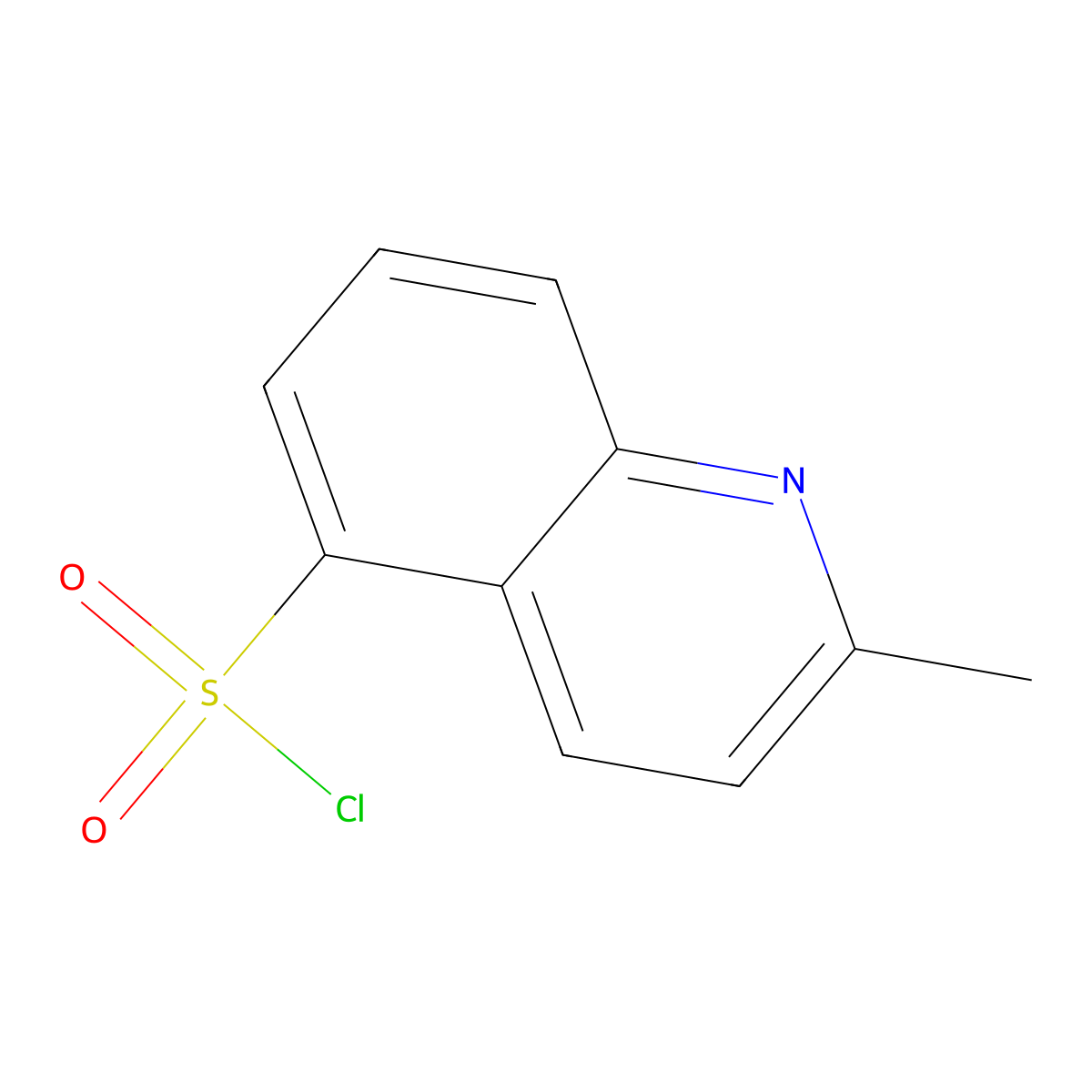 2-Methylquinoline-5-sulfonyl chloride molecular structure, CAS 2092790-06-0