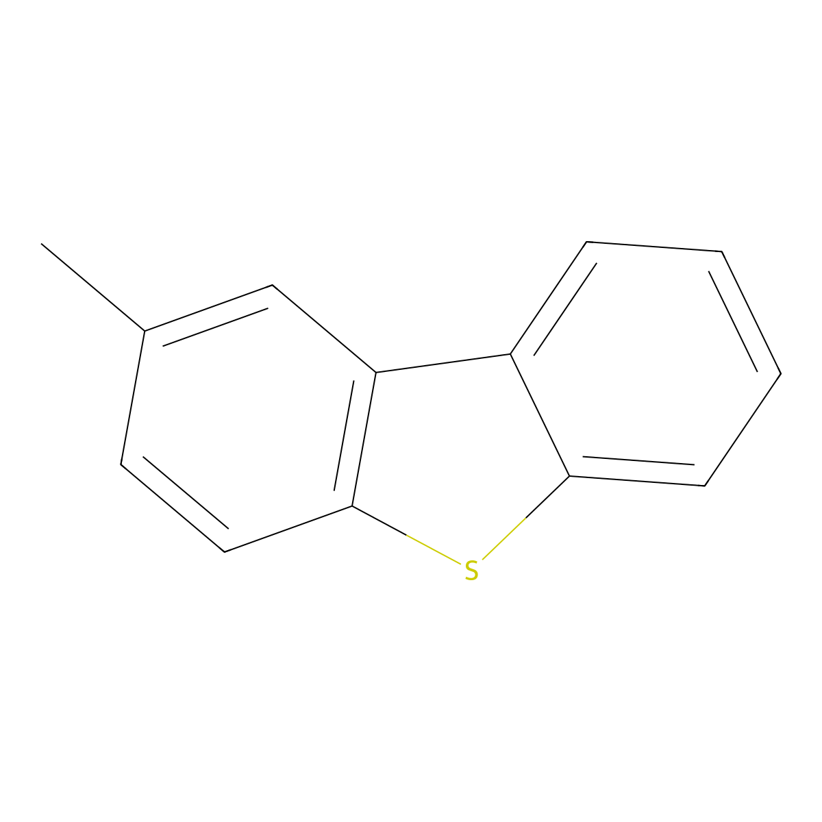 2-Methyl-dibenzothiophene molecular structure, CAS 20928-02-3