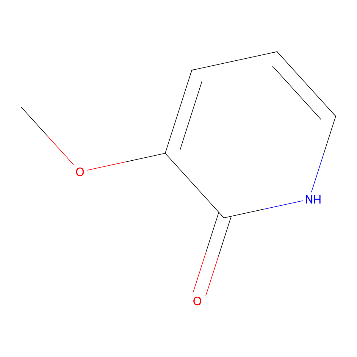 3-Methoxy-2-pyridone molecular structure, CAS 20928-63-6