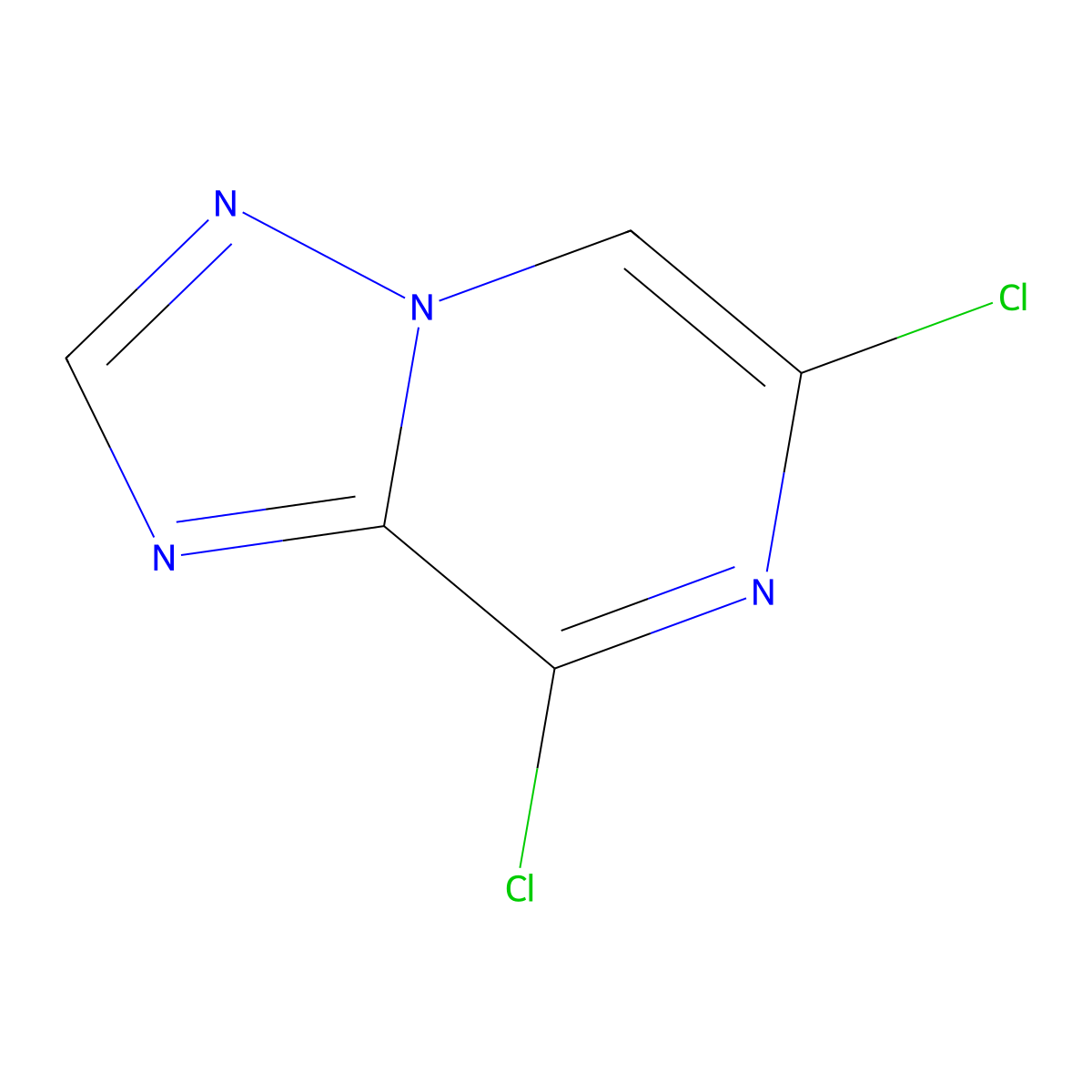 6,8-Dichloro-[1,2,4]triazolo[1,5-a]pyrazine molecular structure, CAS 2092807-41-3