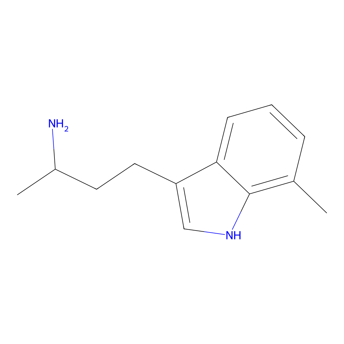 (2S)-4-(7-Methyl-1H-indol-3-yl)butan-2-amine molecular structure, CAS 2092835-02-2