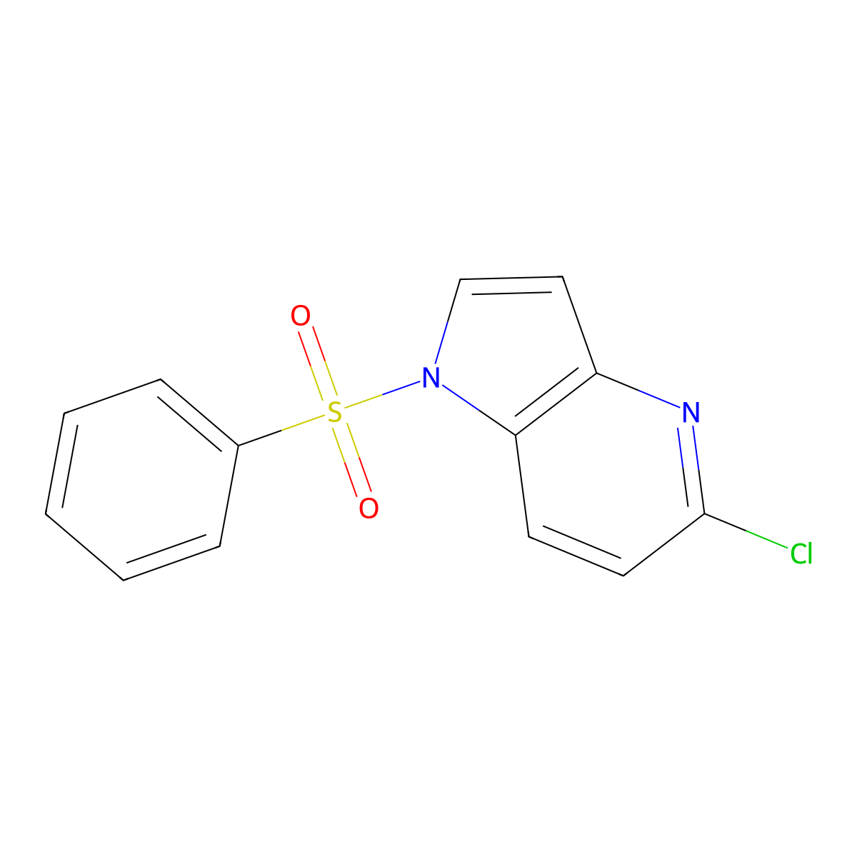 5-Chloro-1-(phenylsulfonyl)-4-azaindole molecular structure, CAS 209286-85-1