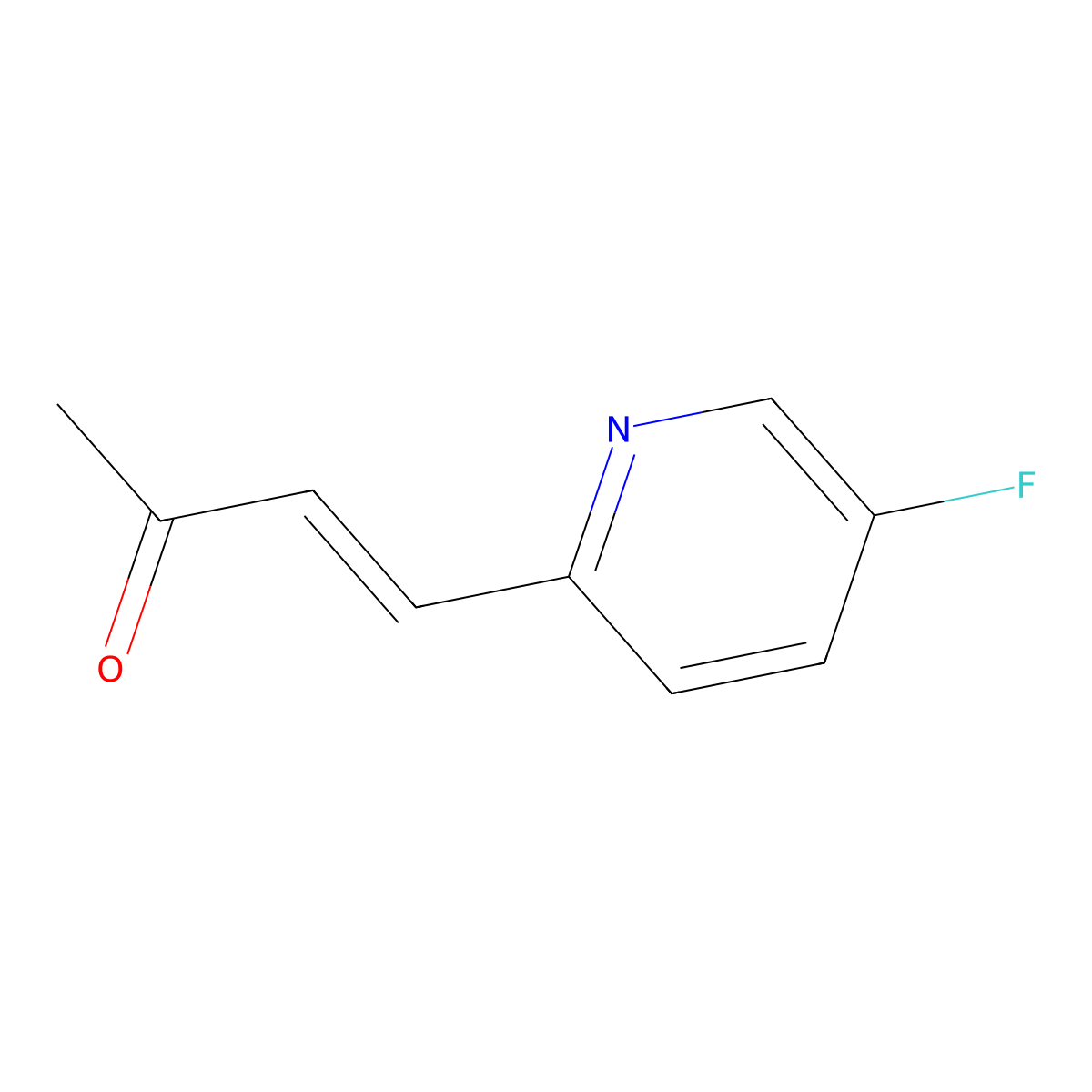 4-(5-Fluoropyridin-2-yl)but-3-en-2-one molecular structure, CAS 2092883-52-6