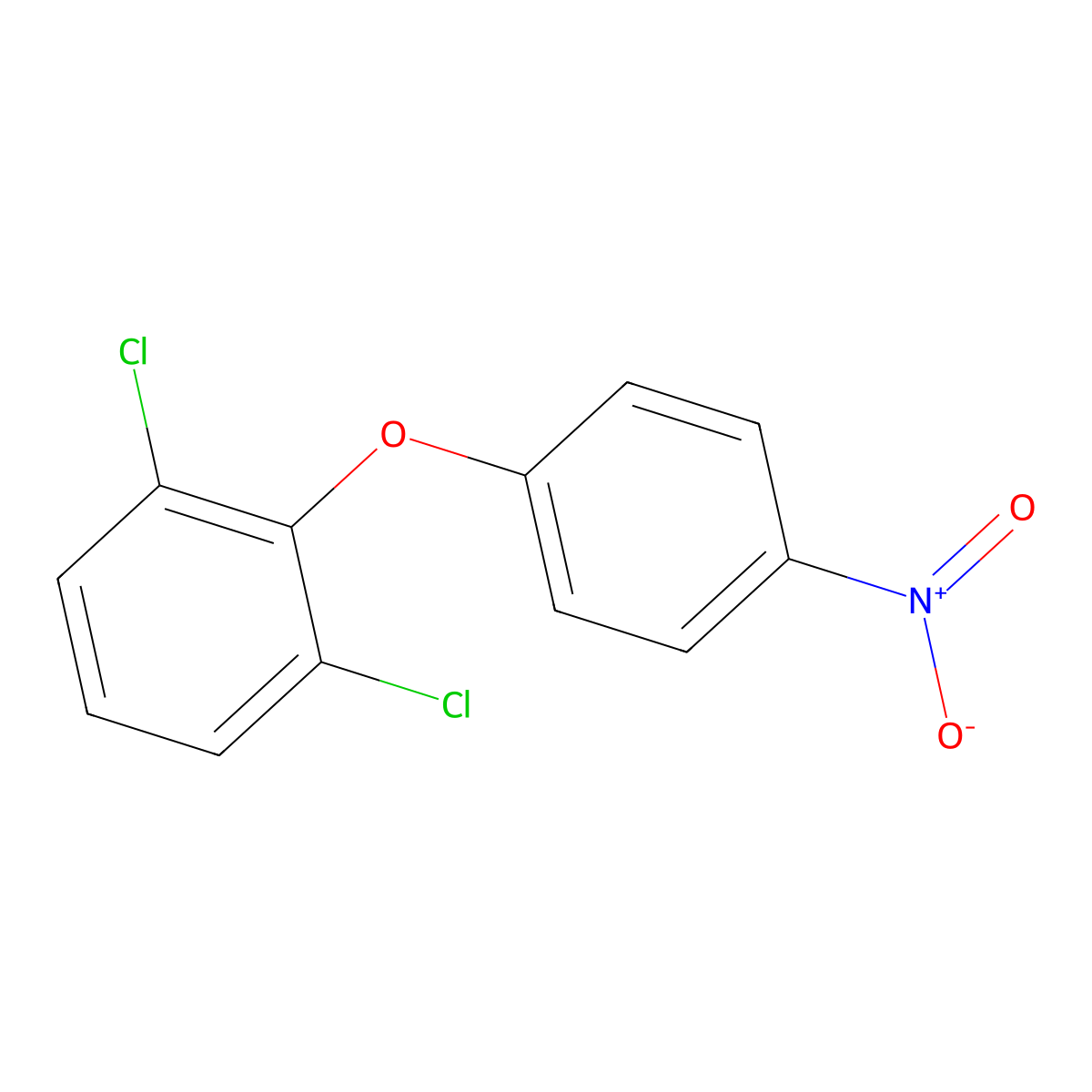 1,3-Dichloro-2-(4-nitrophenoxy)benzene molecular structure, CAS 2093-28-9
