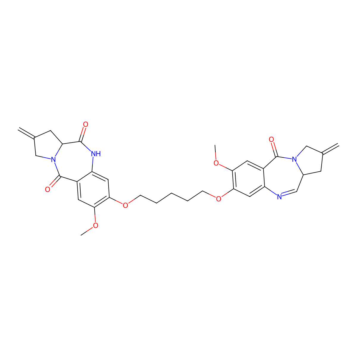 PBD-monoamide molecular structure, CAS 2093165-00-3