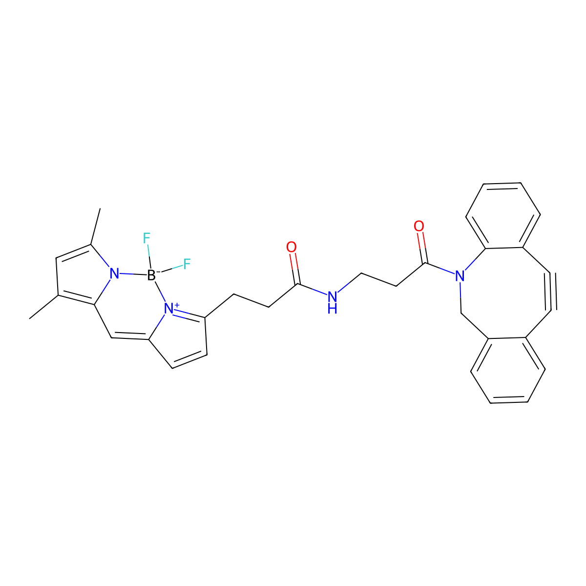 Bdp FL dbco molecular structure, CAS 2093197-94-3