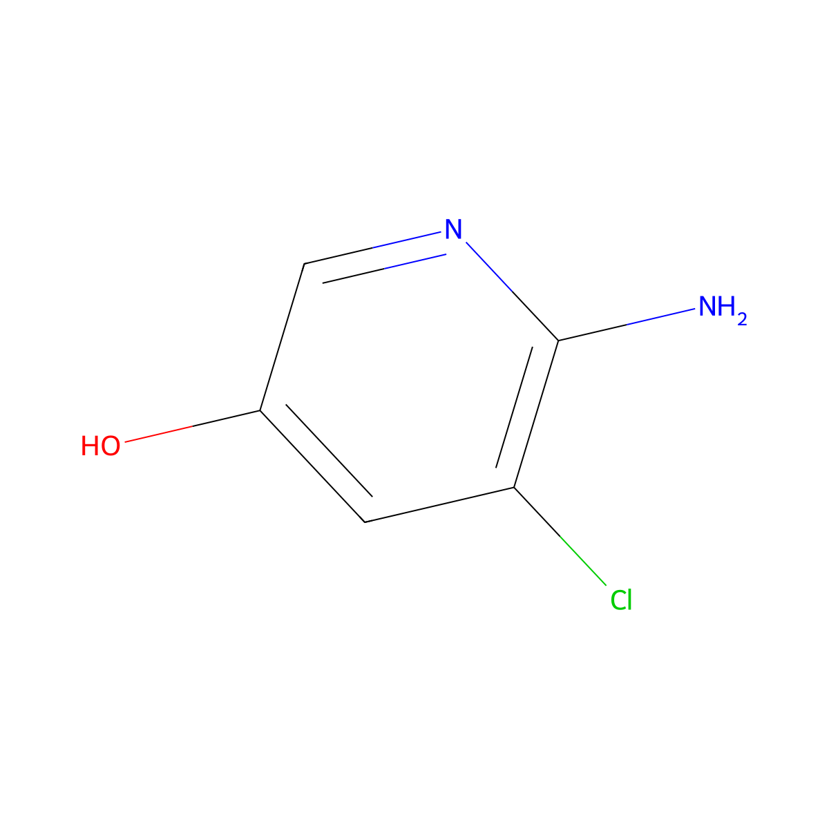 6-Amino-5-chloropyridin-3-ol molecular structure, CAS 209328-70-1
