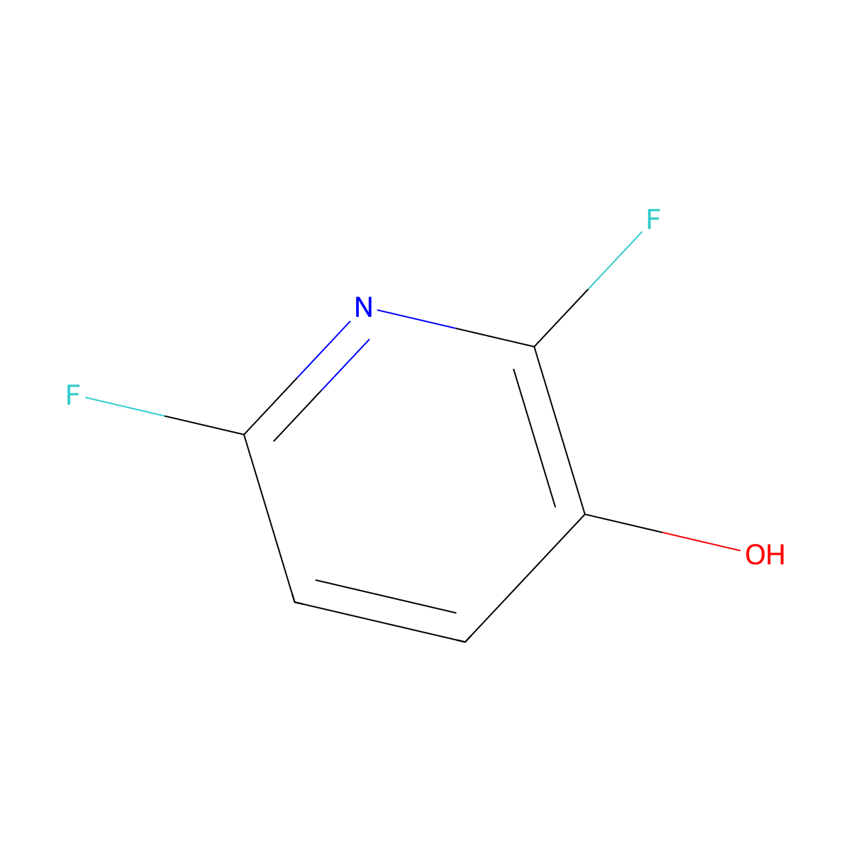 2,6-Difluoropyridin-3-ol molecular structure, CAS 209328-85-8