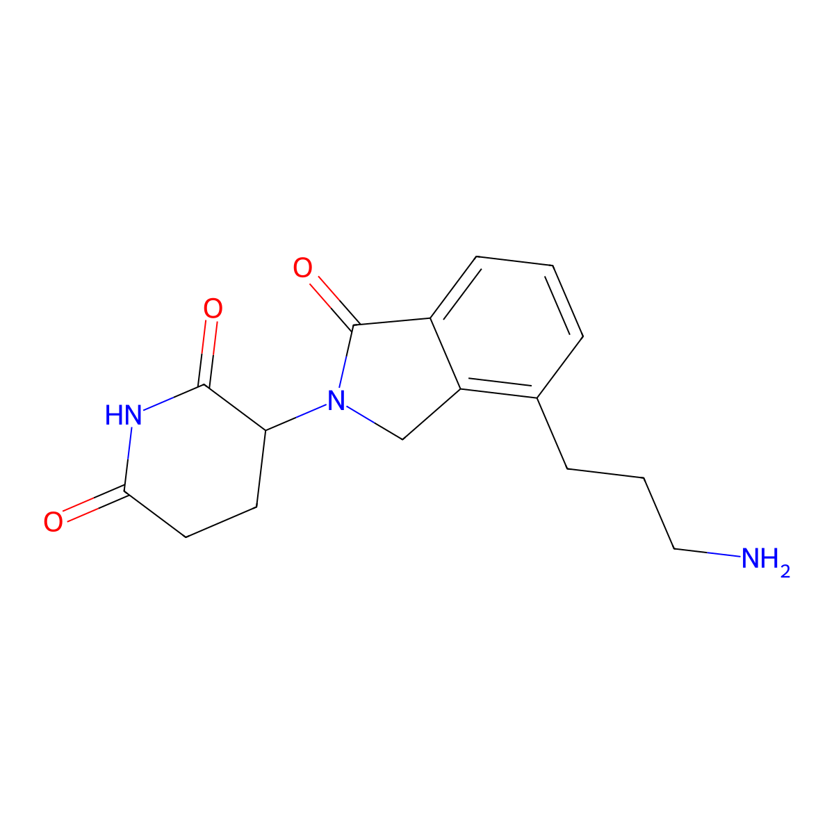 3-(4-(3-Aminopropyl)-1-oxoisoindolin-2-yl)piperidine-2,6-dione molecular structure, CAS 2093387-41-6