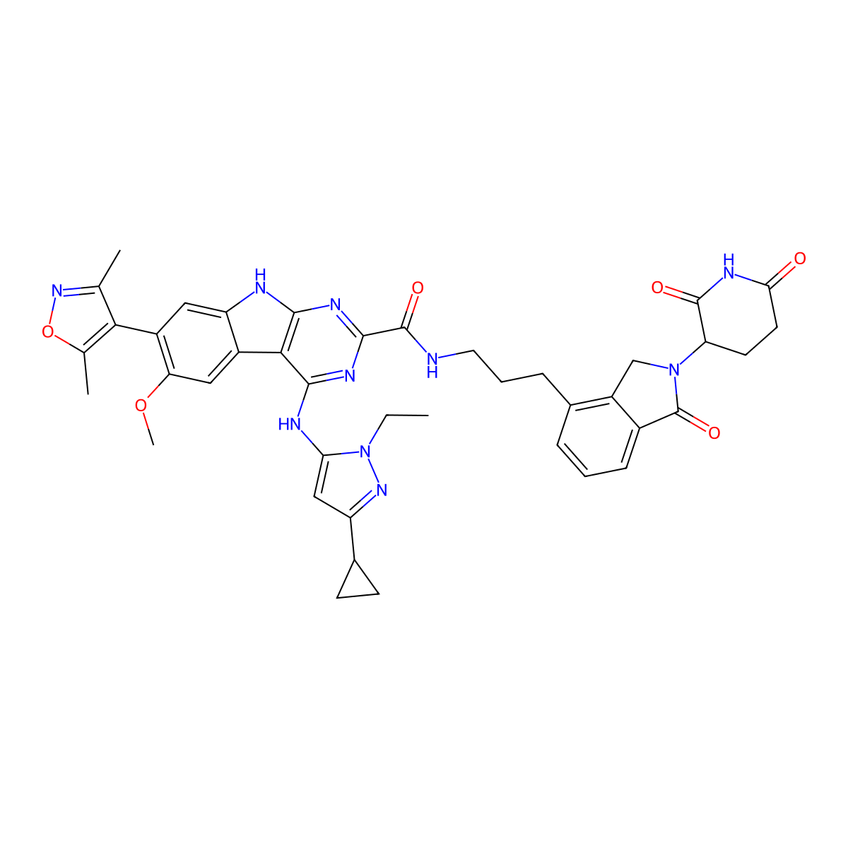 PROTAC BET degrader-2 molecular structure, CAS 2093388-33-9