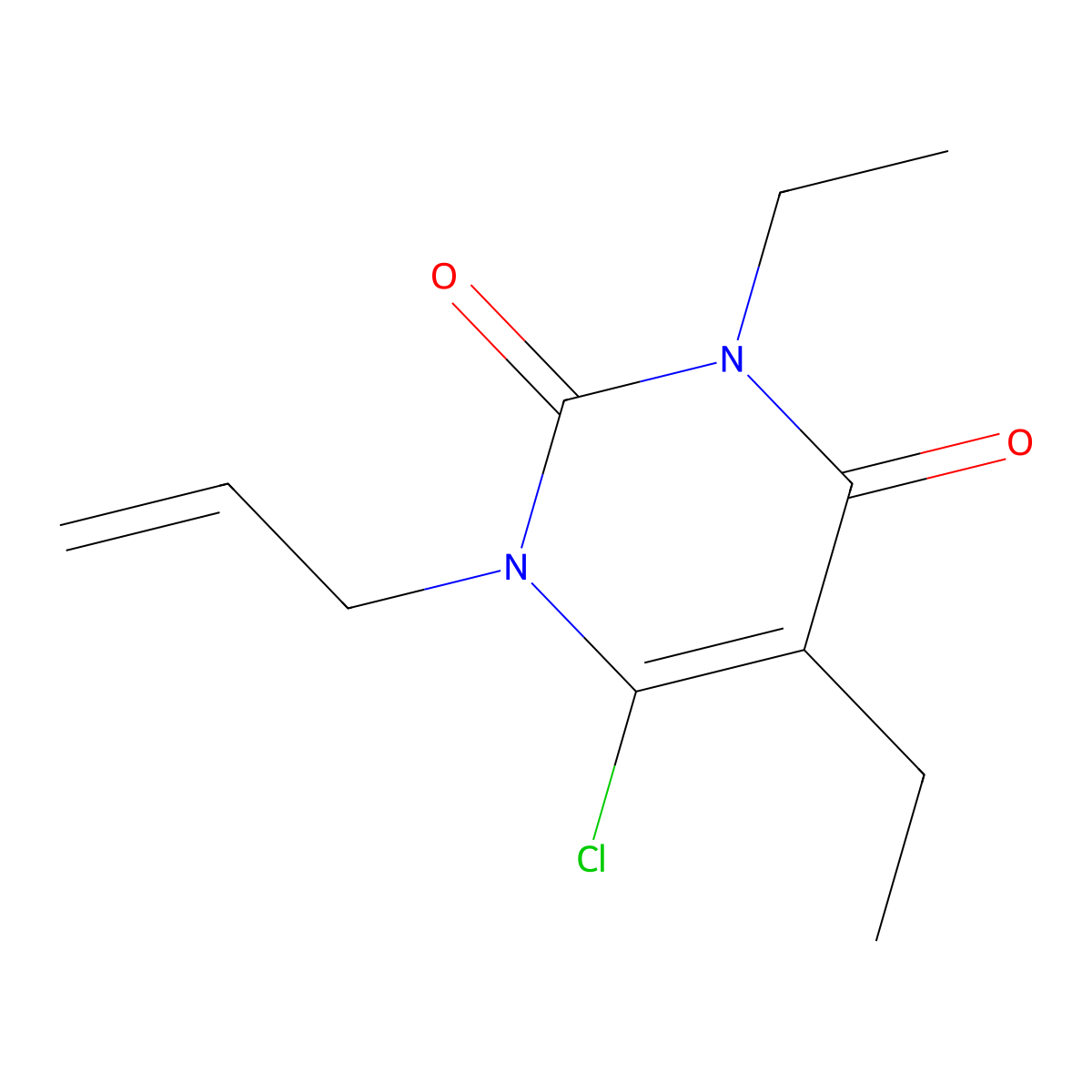 Acluracil molecular structure, CAS 20938-38-9