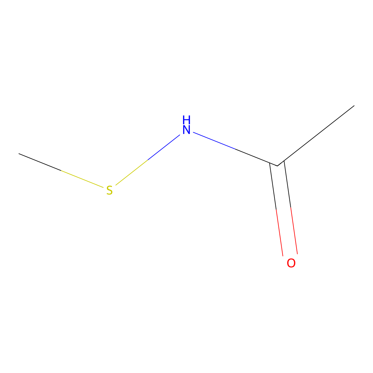 N-Methylmercaptoacetamide molecular structure, CAS 20938-74-3
