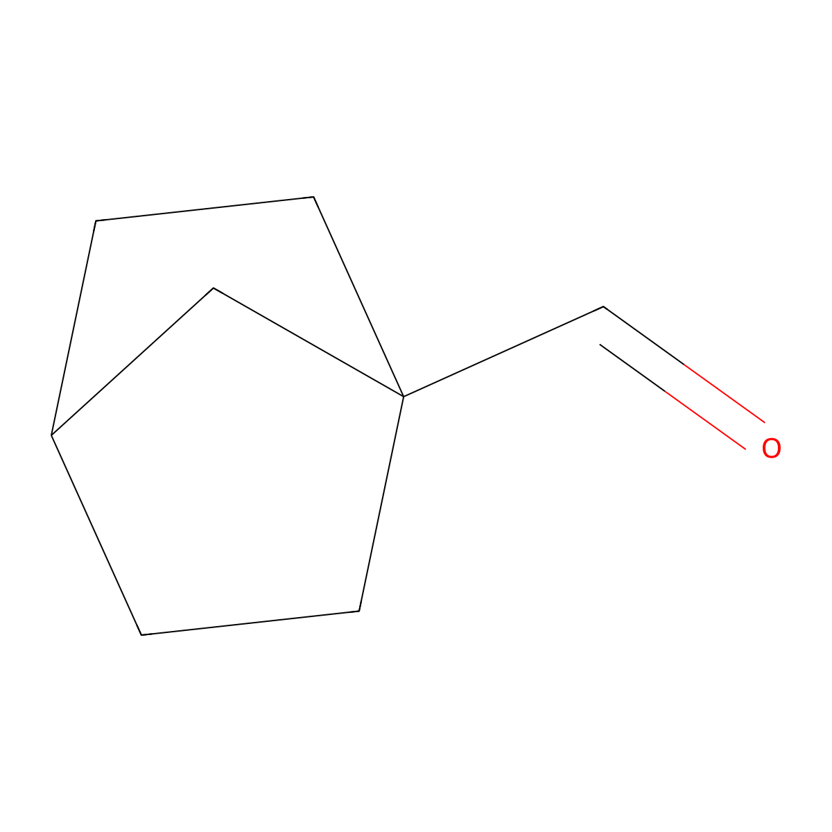 Bicyclo(2.2.1)heptane-1-carbaldehyde molecular structure, CAS 2094-67-9