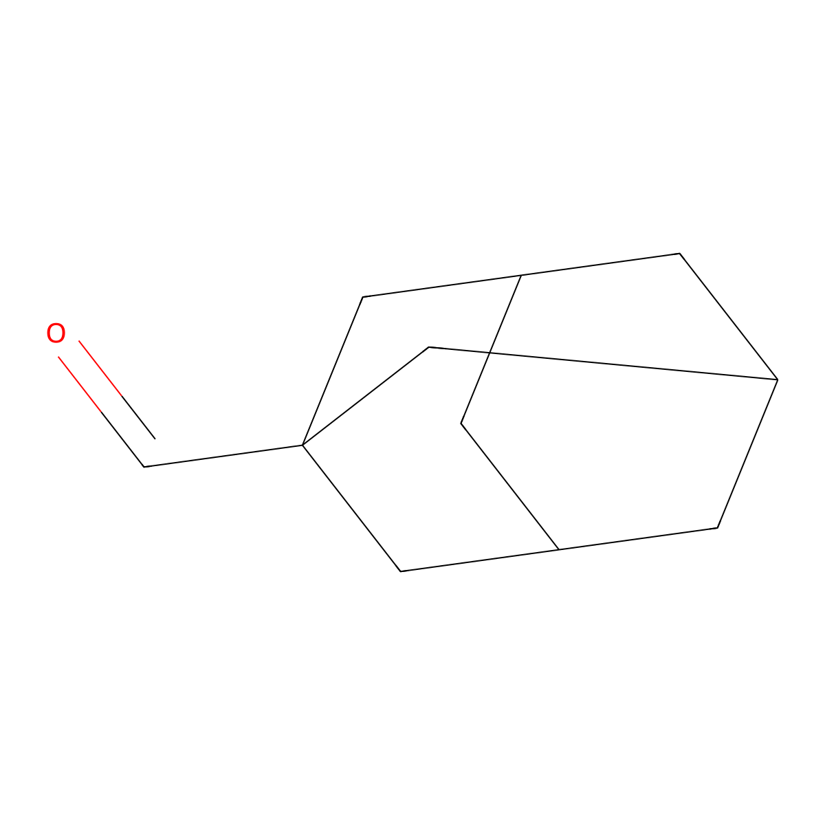 1-Adamantanecarboxaldehyde molecular structure, CAS 2094-74-8