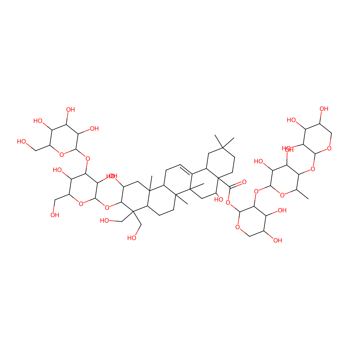 deapio-platycodin D2 molecular structure, CAS 209404-00-2