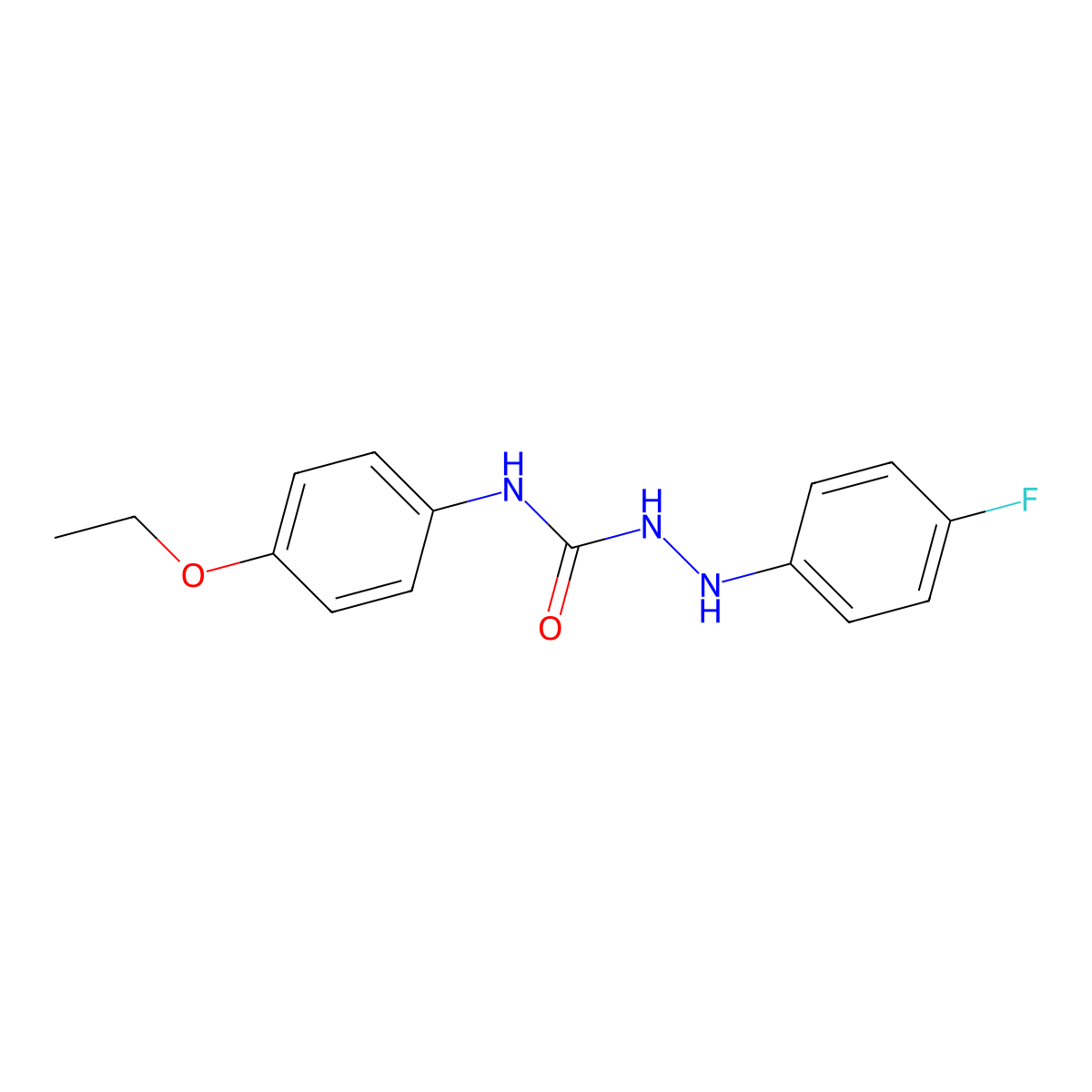 3-(4-Ethoxyphenyl)-1-[(4-fluorophenyl)amino]urea molecular structure, CAS 2094165-86-1