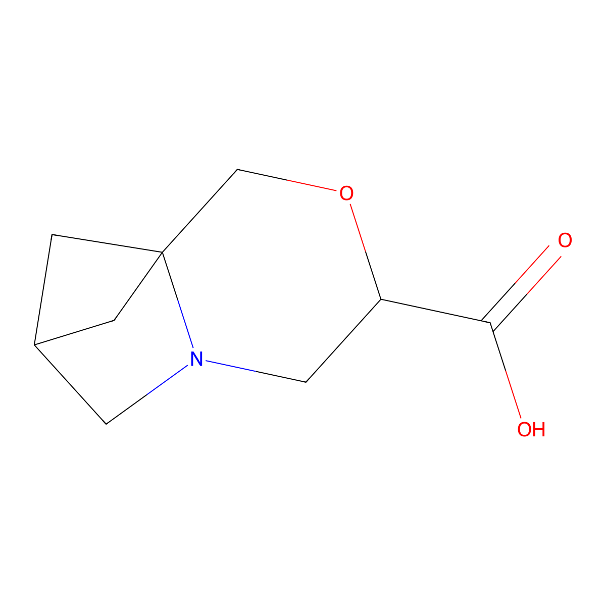 3-Oxa-6-azatricyclo[6.1.1.0,1,6]decane-4-carboxylic acid molecular structure, CAS 2094288-78-3