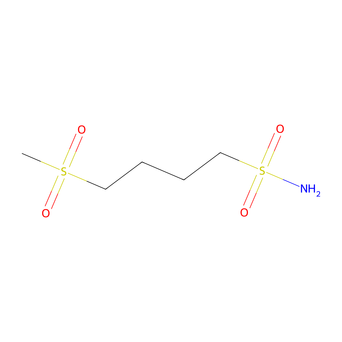 4-Methanesulfonylbutane-1-sulfonamide molecular structure, CAS 2094341-16-7