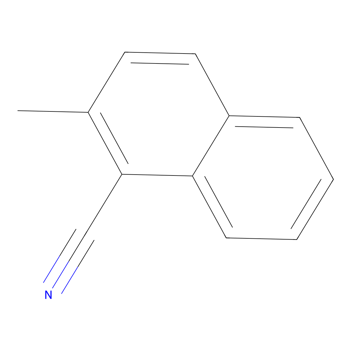 2-Methyl-1-naphthonitrile molecular structure, CAS 20944-85-8