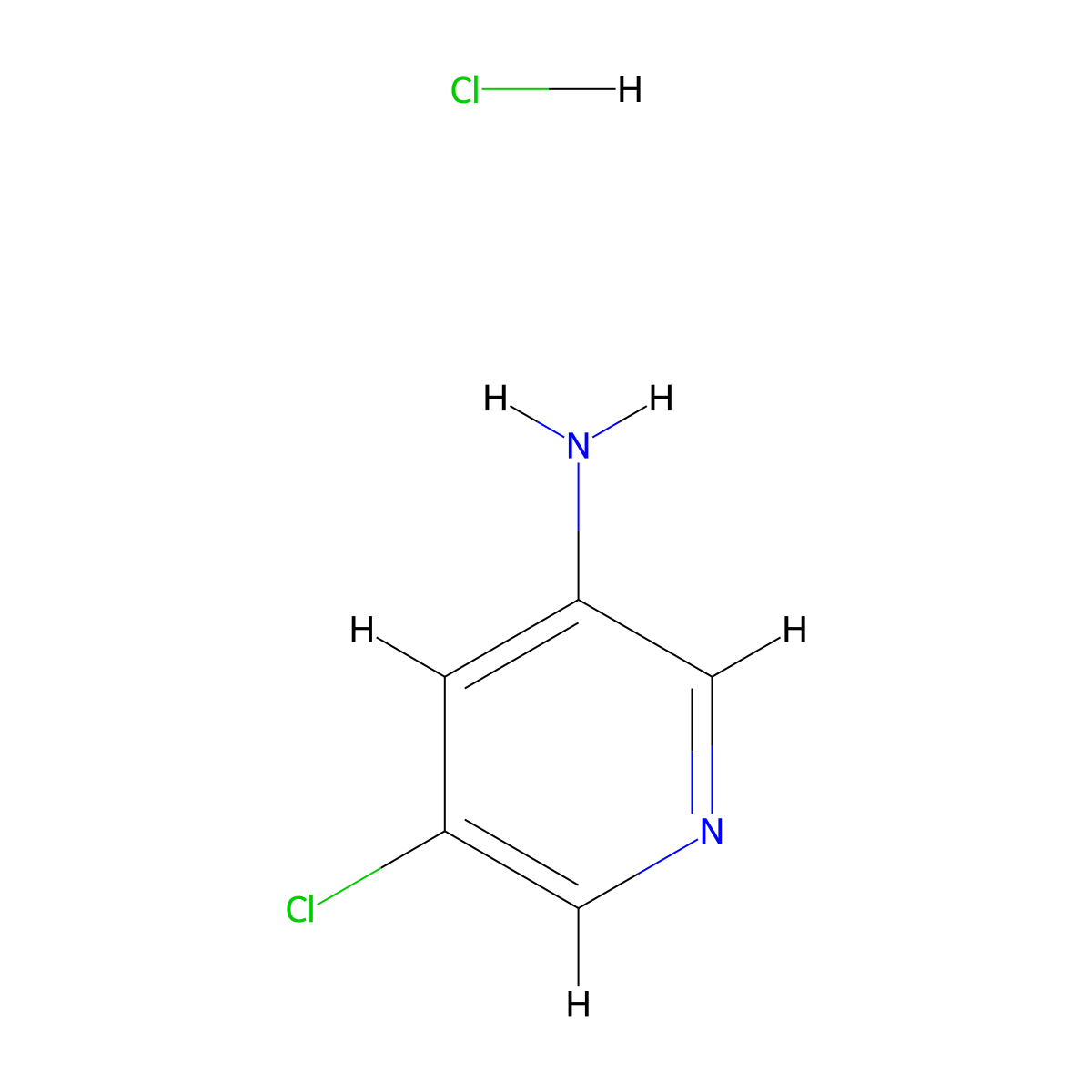 5-Chloropyridin-3-amine hydrochloride molecular structure, CAS 2094506-37-1