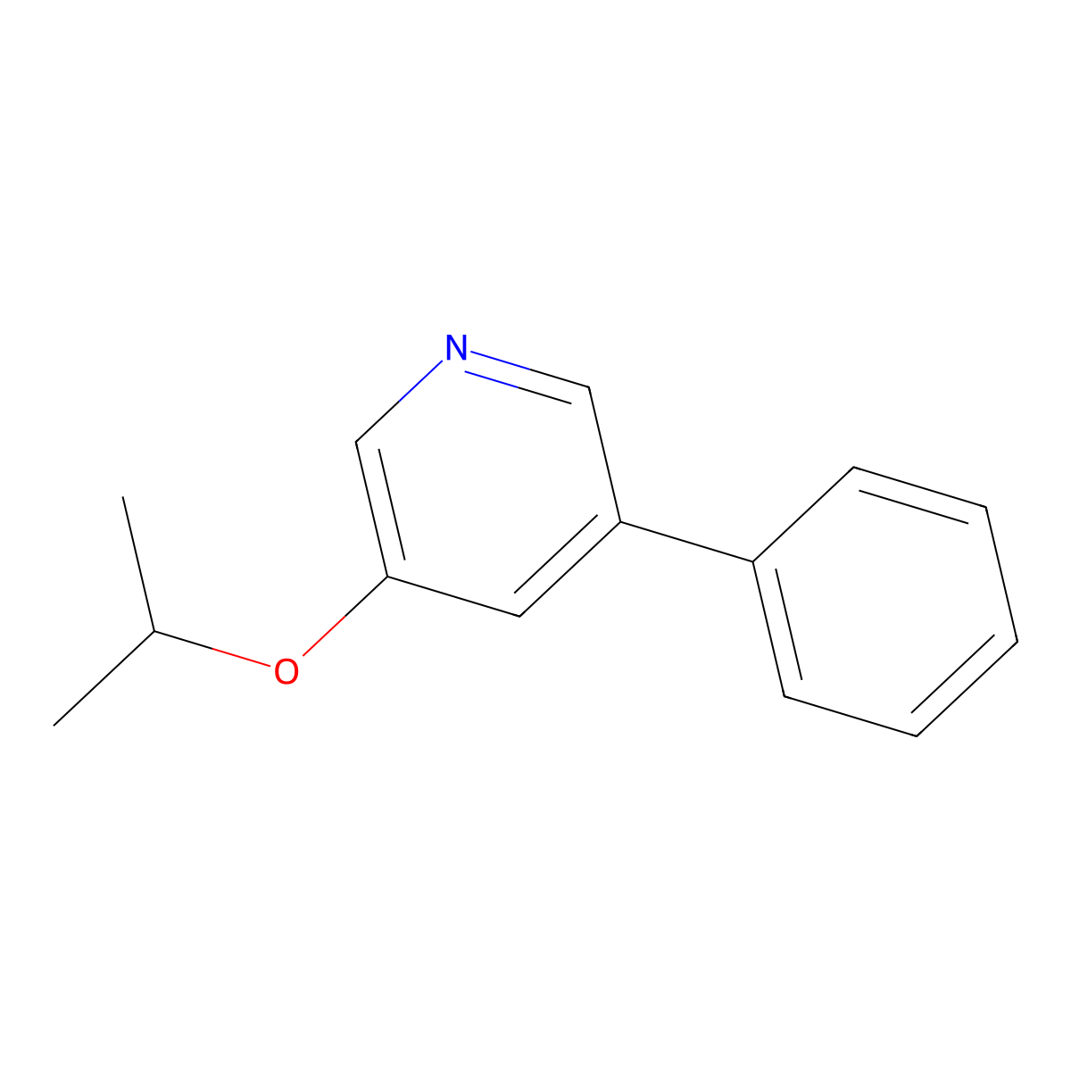 3-Isopropoxy-5-phenylpyridine molecular structure, CAS 2094681-76-0