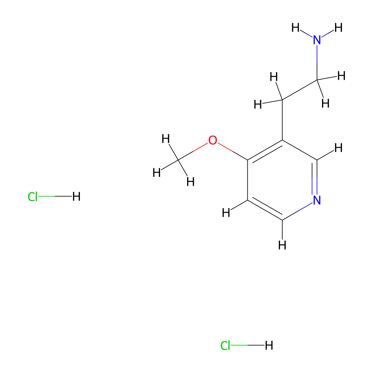 2-(4-Methoxypyridin-3-yl)ethan-1-amine dihydrochloride molecular structure, CAS 2094747-37-0