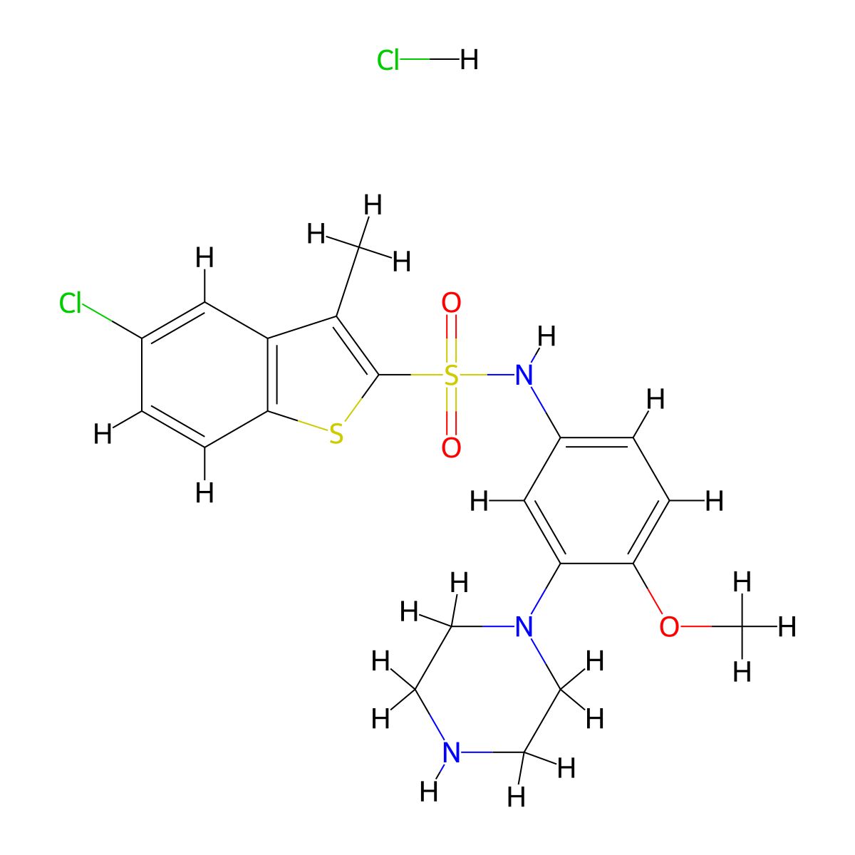 SB-271046 hydrochloride molecular structure, CAS 209481-24-3