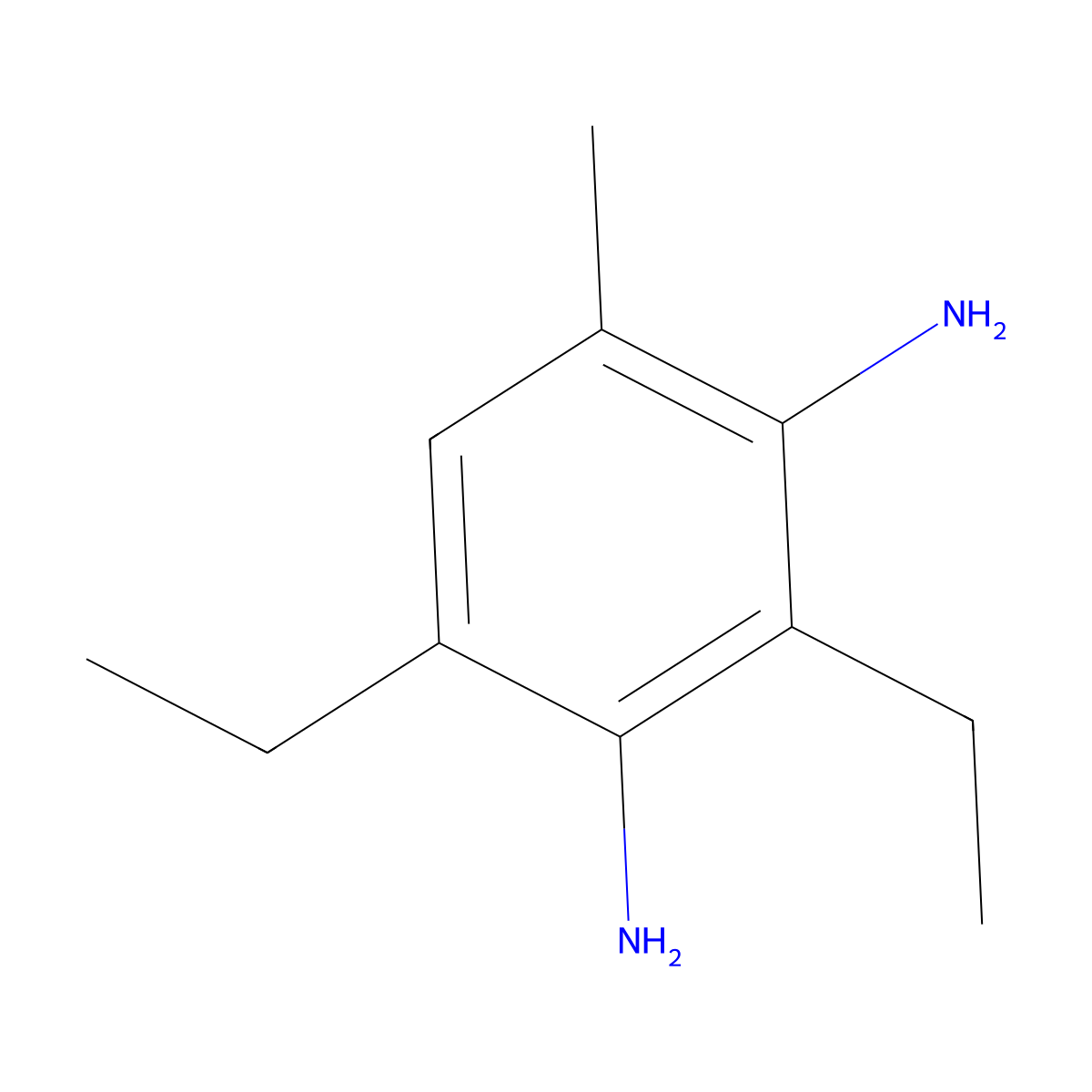 1,3-Diamino-2,4-diethyl-6-methylbenzene molecular structure, CAS 2095-02-5