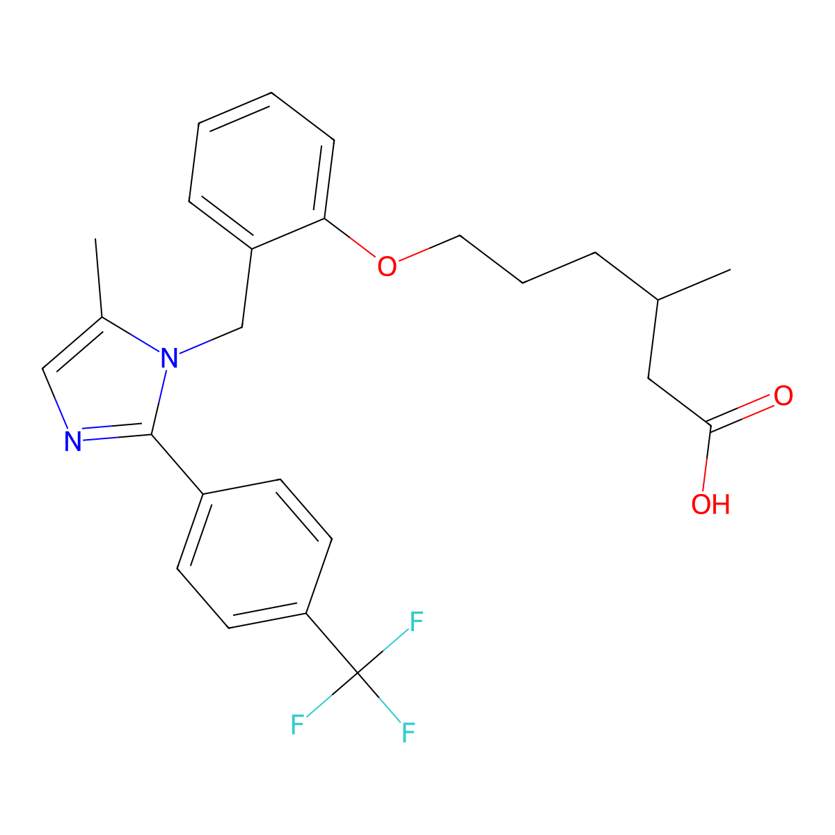 Bocidelpar molecular structure, CAS 2095128-20-2