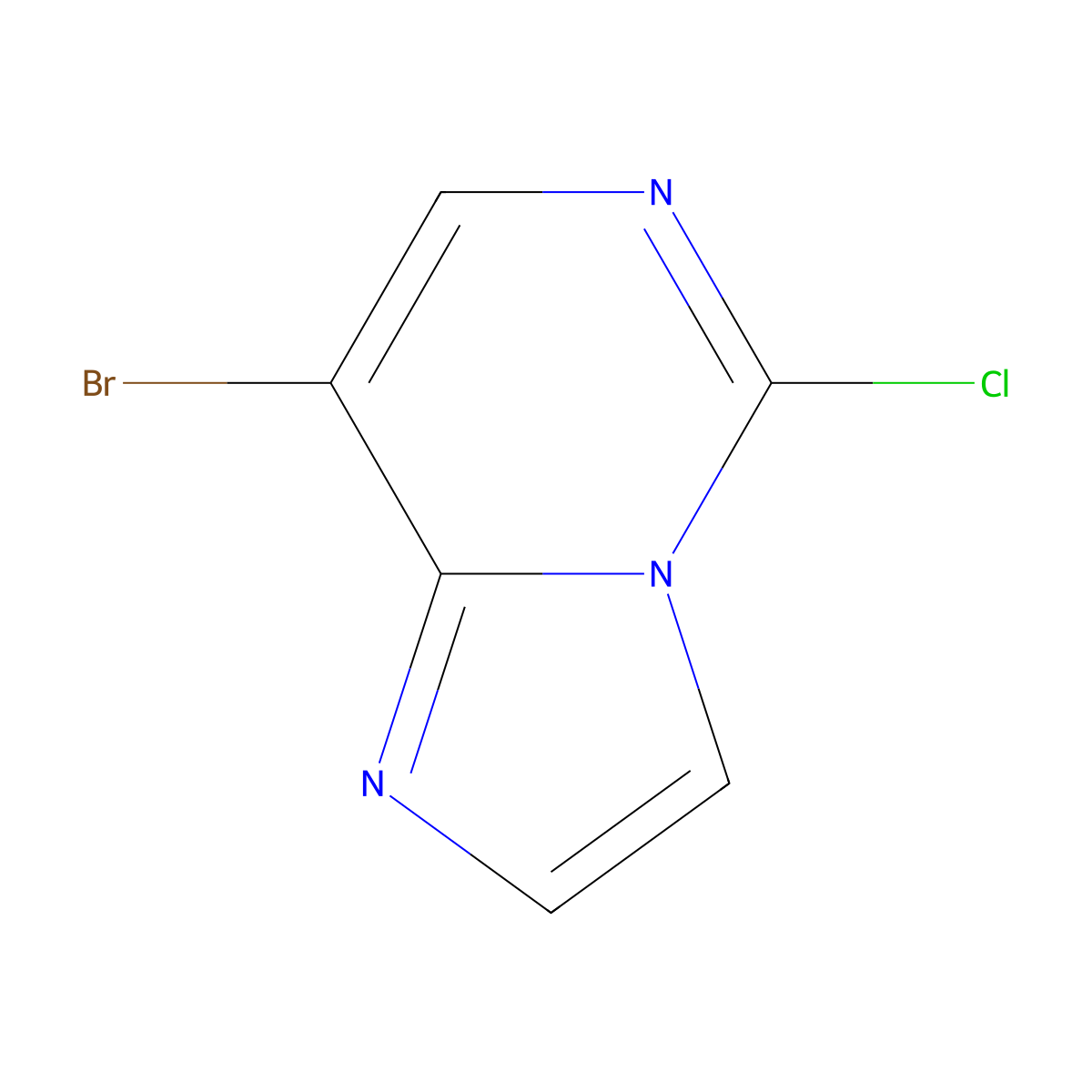 8-Bromo-5-chloroimidazo[1,2-c]pyrimidine molecular structure, CAS 2095237-01-5