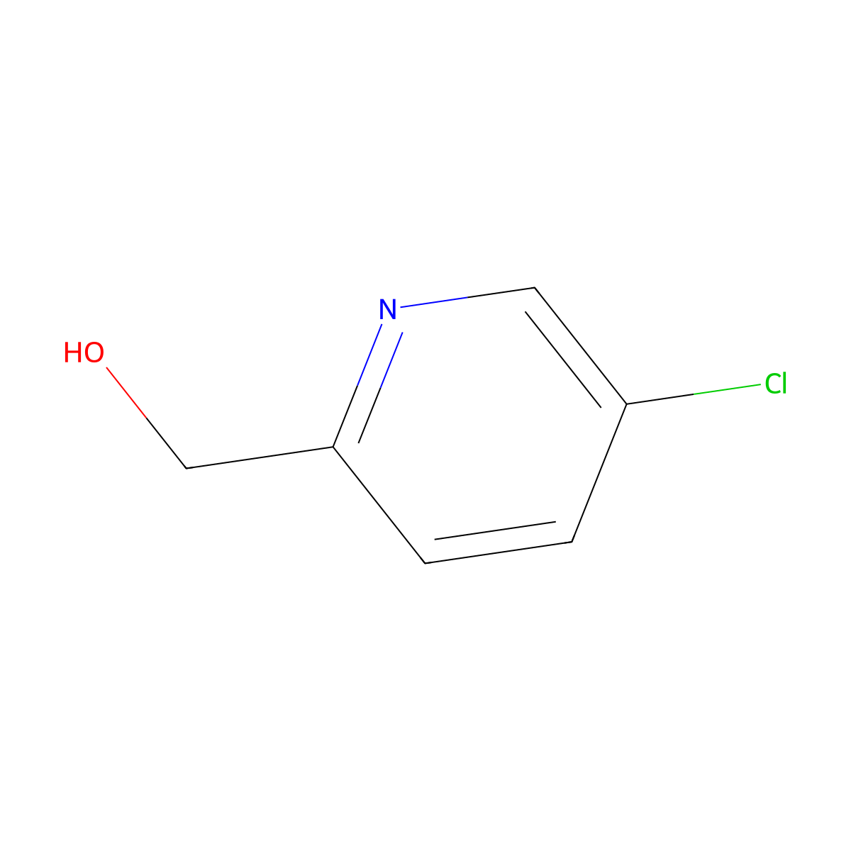 (5-Chloropyridin-2-yl)methanol molecular structure, CAS 209526-98-7