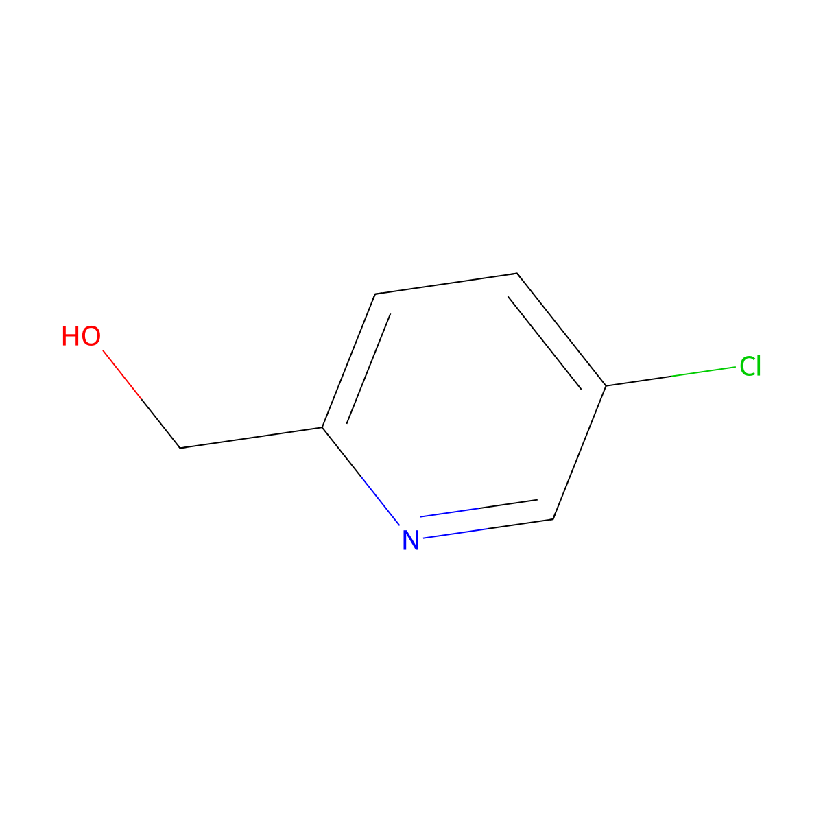 (5-Chloropyridin-2-yl)methanol molecular structure, CAS 209526-98-7
