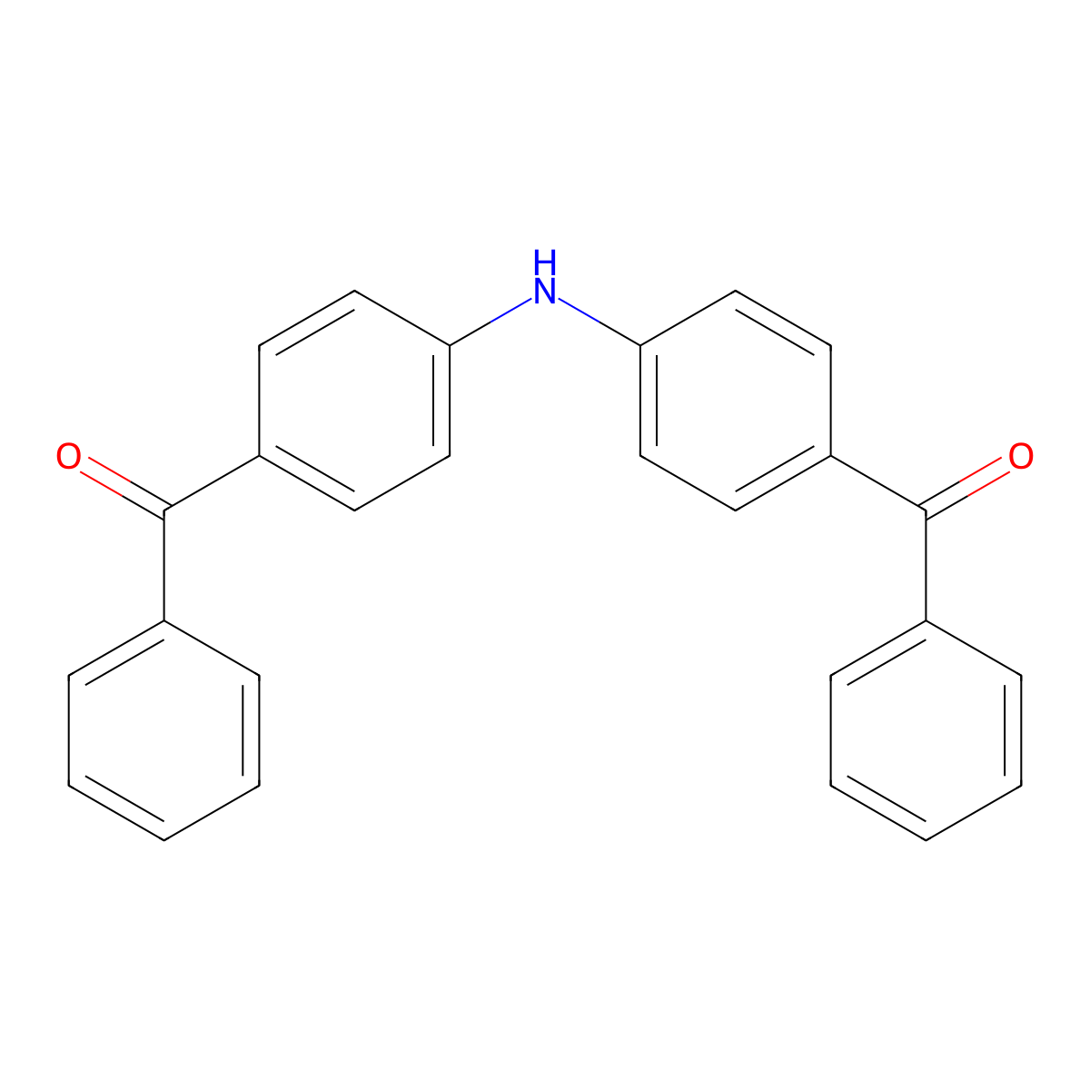 [Azanediyldi(4,1-phenylene)]bis(phenylmethanone) molecular structure, CAS 20953-62-2