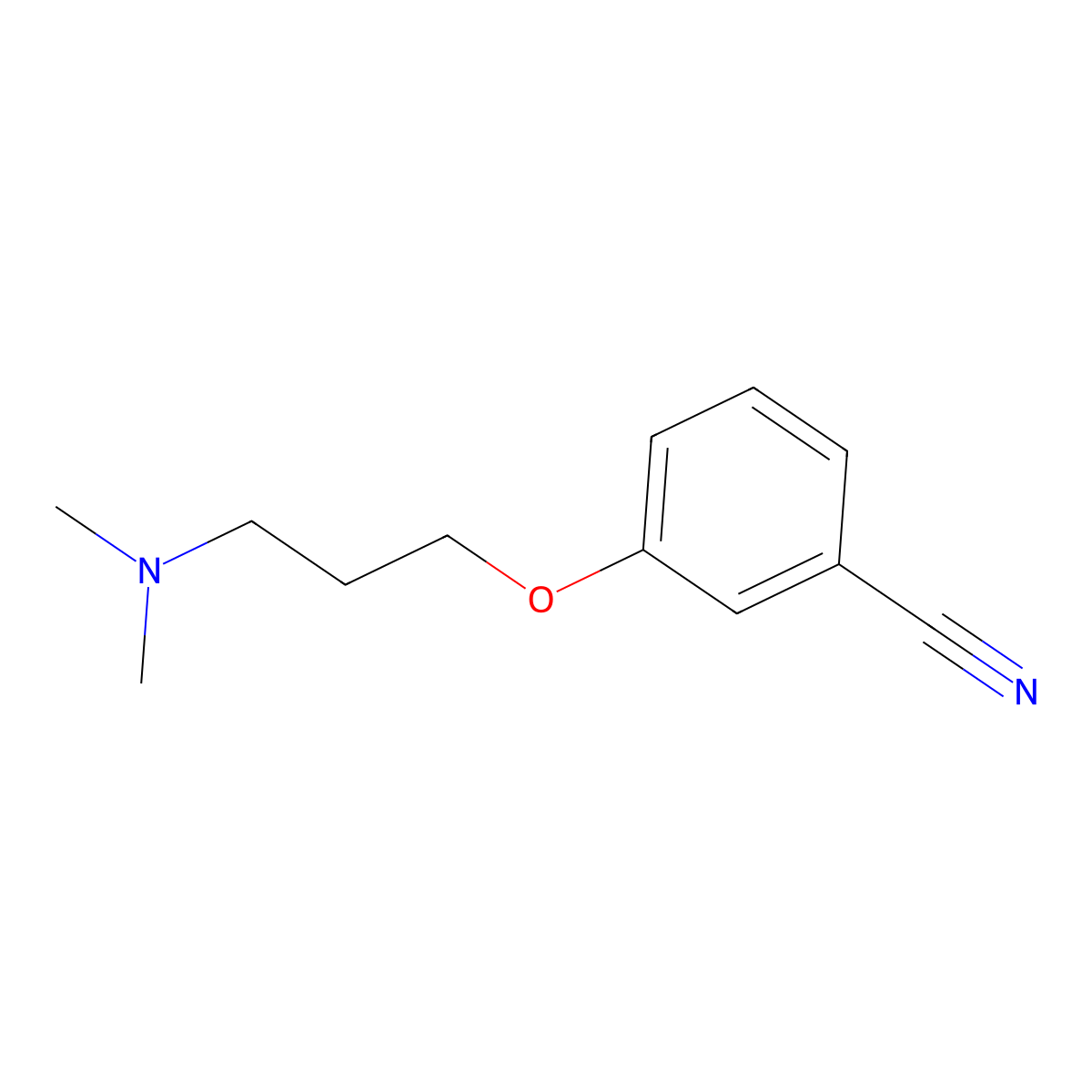 3-[3-(Dimethylamino)propoxy]benzonitrile molecular structure, CAS 209538-81-8