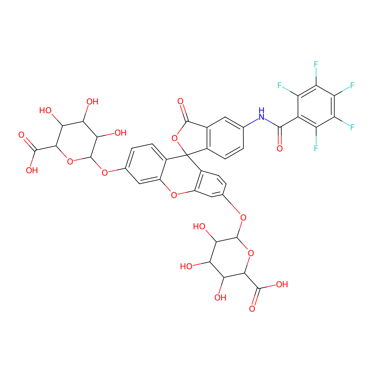 FDGlcU molecular structure, CAS 209540-67-0