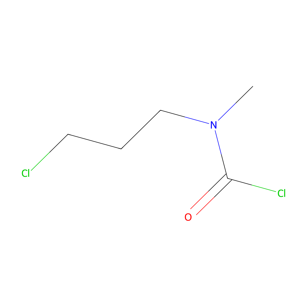 N-(3-Chloropropyl)-N-methylcarbamoyl chloride molecular structure, CAS 2095408-95-8