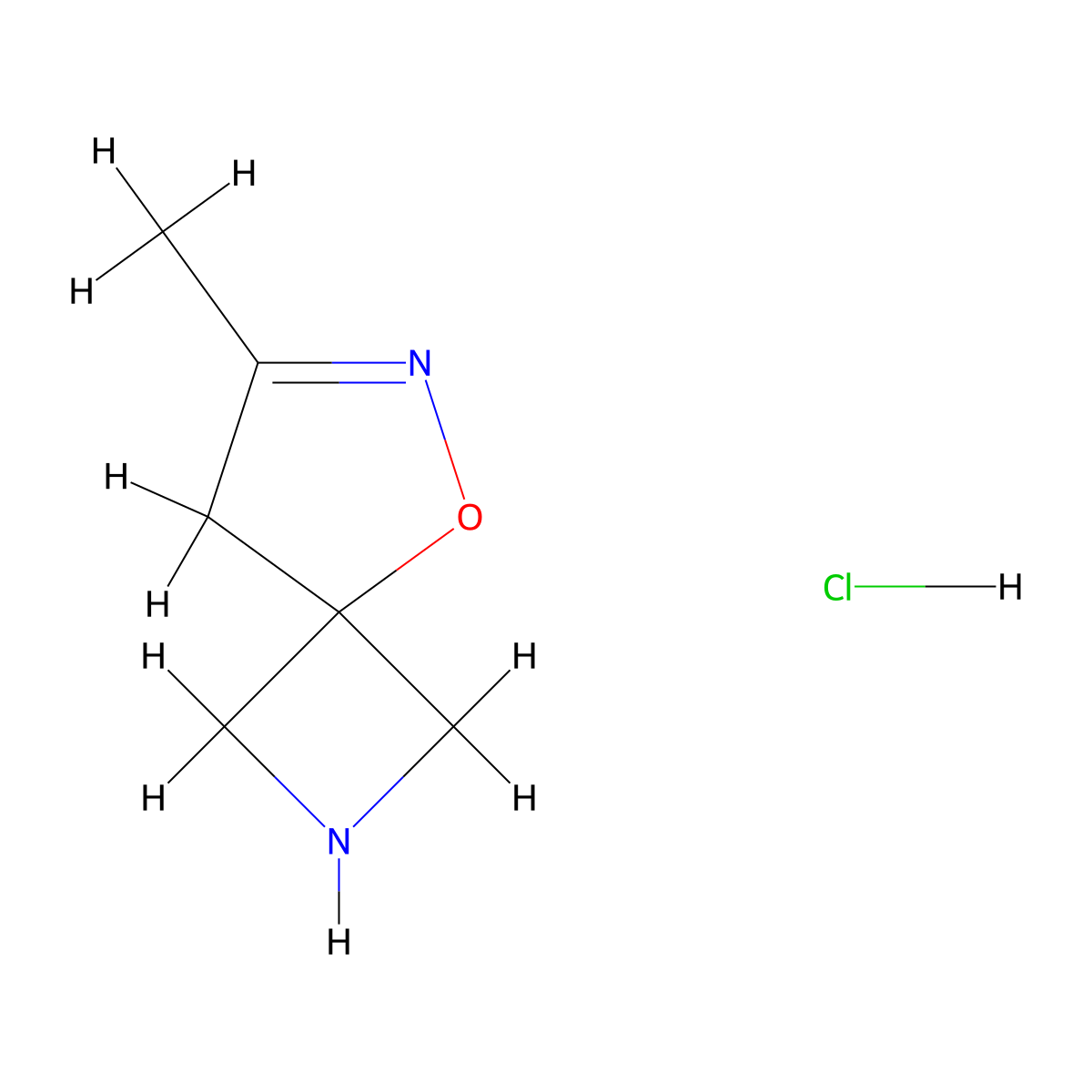7-Methyl-5-oxa-2,6-diazaspiro[3.4]oct-6-ene hydrochloride molecular structure, CAS 2095409-20-2