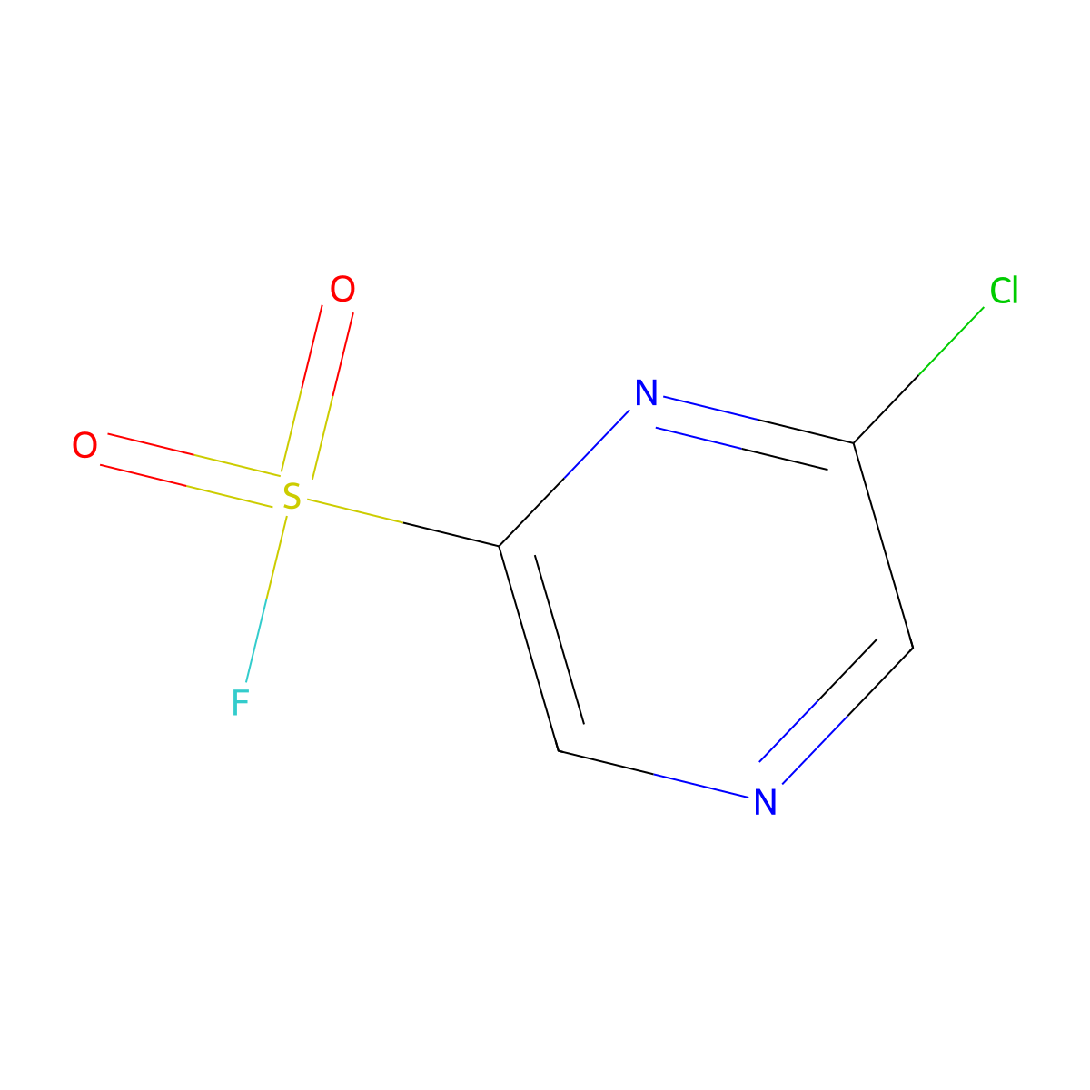 6-Chloropyrazine-2-sulfonyl fluoride molecular structure, CAS 2095409-26-8
