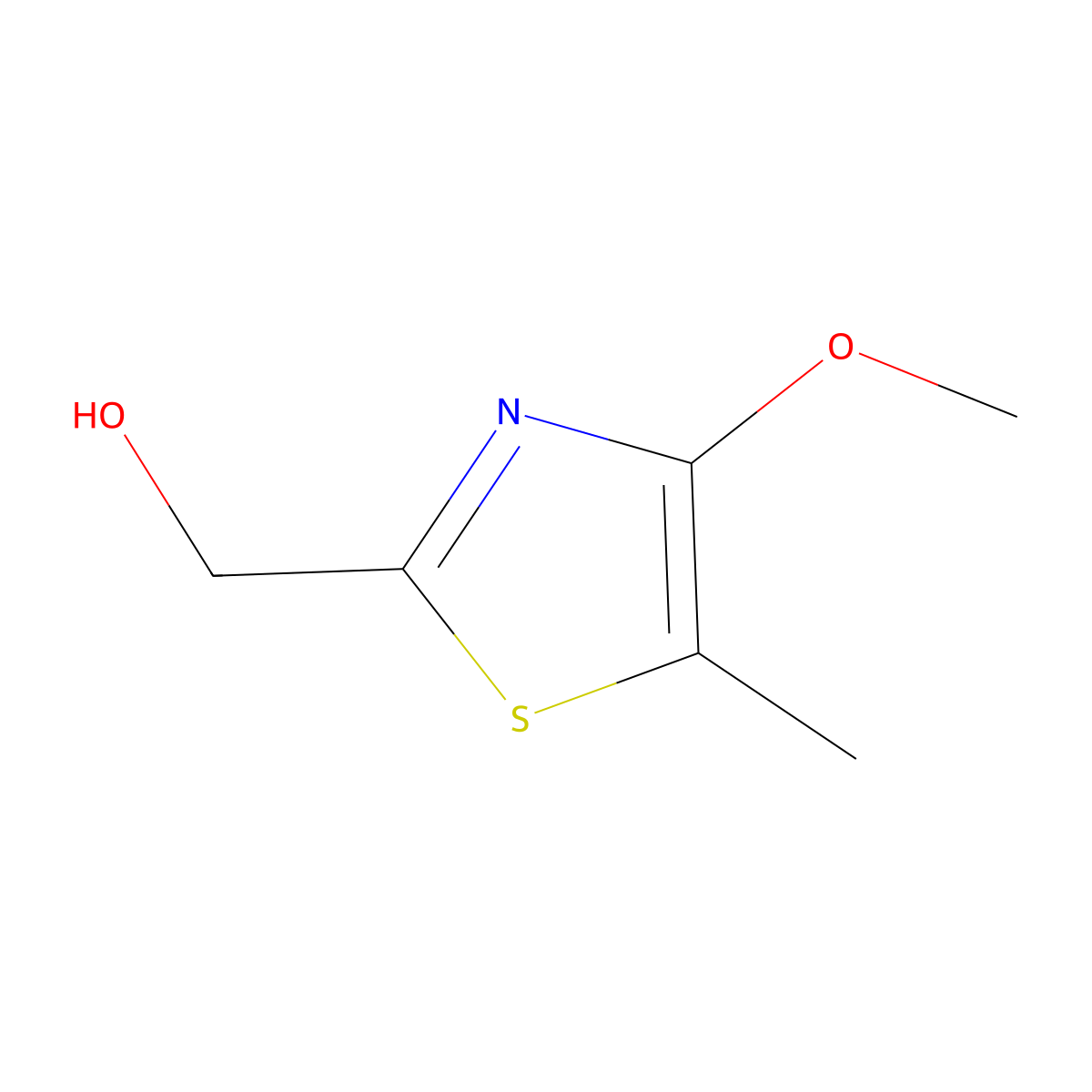 (4-Methoxy-5-methyl-1,3-thiazol-2-yl)methanol molecular structure, CAS 2095409-49-5